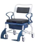 Кресло-стул с санитарным оснащением из сверхсрочного пластика TRB 3000 Мальта