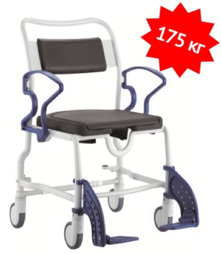 Кресло-стул с санитарным оснащением из сверхпрочного пластика TRB 3000 Денвер